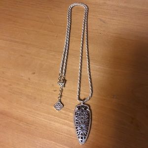 Kendra Scott Two Tone Sienna Filigree Necklace